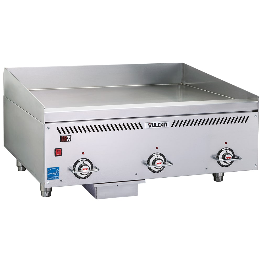 207-VCCG36ARNG 36" Gas Griddle w/ Thermostatic Controls - 1" Chrome Plate, Natural Gas