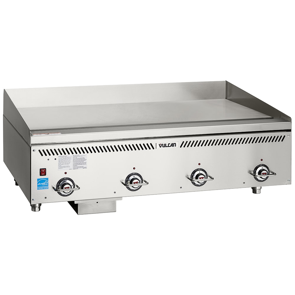 207-VCCG48ARLP 48" Gas Griddle w/ Thermostatic Controls - 1" Chrome Plate, Liquid Propa...