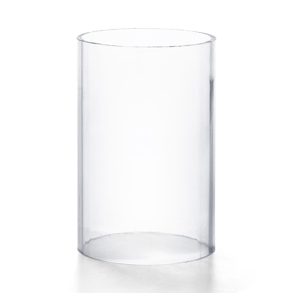 461-4844 Shade Support Cylinder - 3"D x 4 1/2"H, Plastic, Clear
