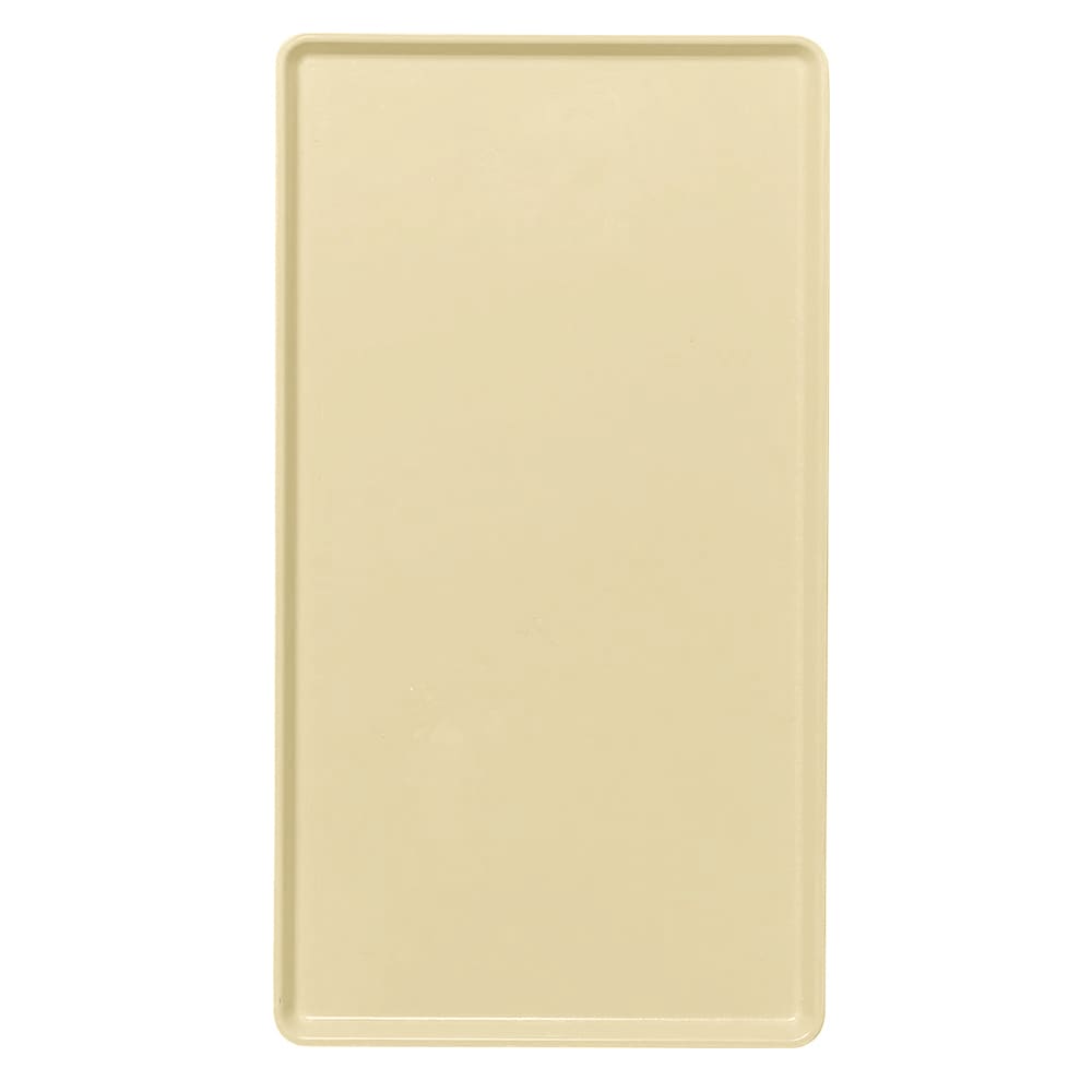 144-1220D536 Rectangular Dietary Tray - For Patient Feeding, 12" x 20", Lemon Chiffon