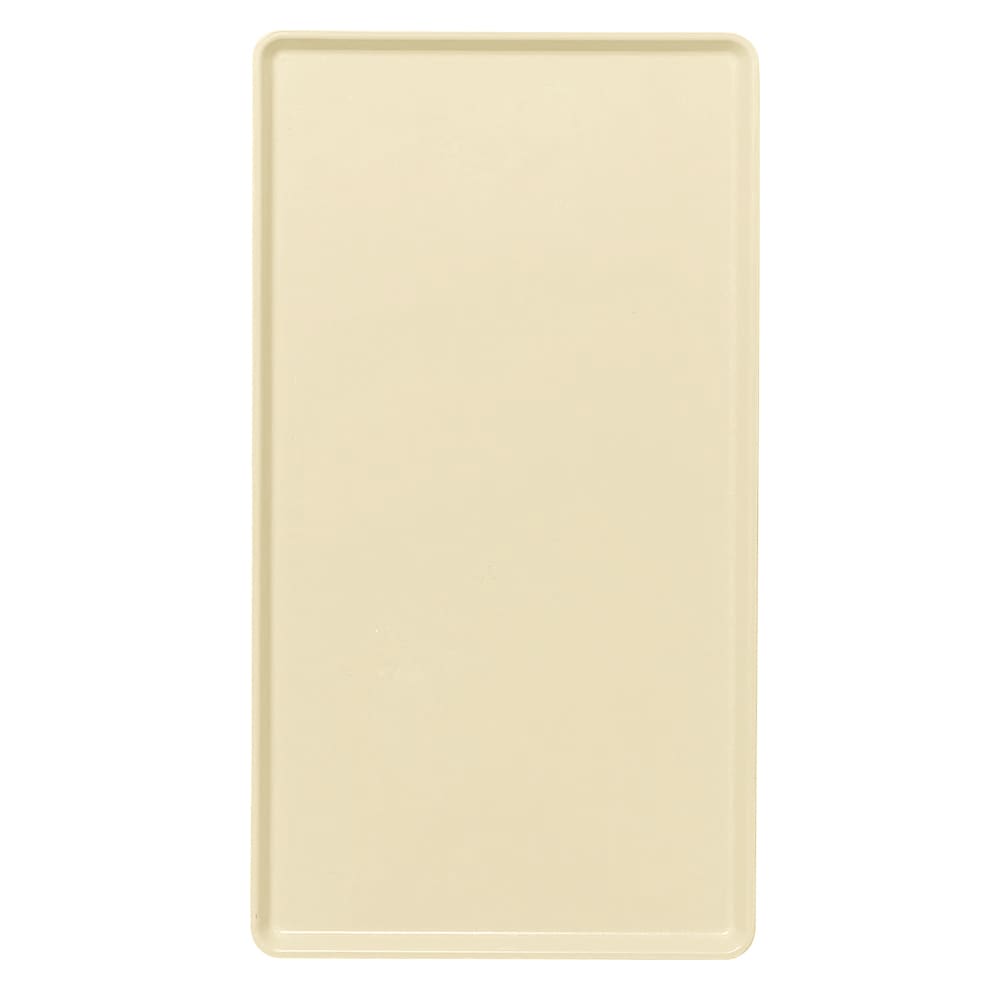 144-1220D537 Rectangular Dietary Tray - For Patient Feeding, 12" x 20", Cameo Yellow