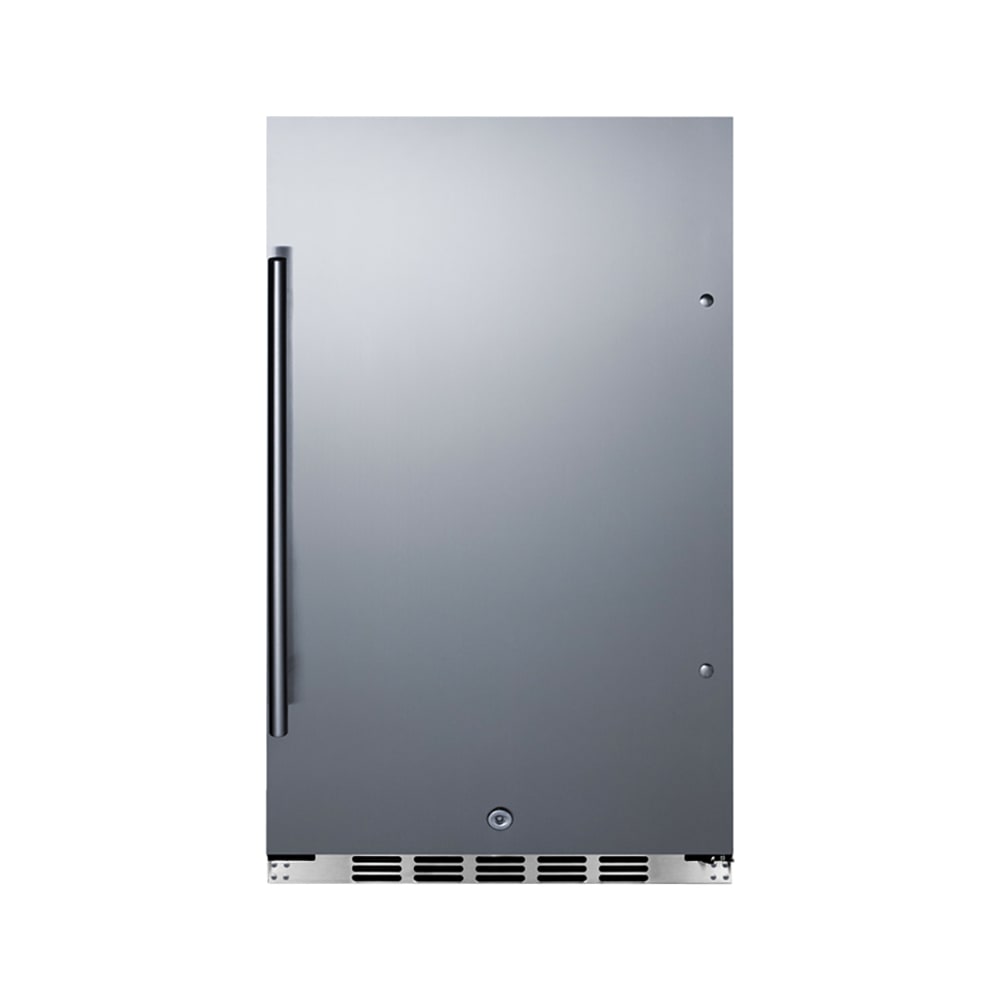 Summit FF195H34 3.13 cu ft Undercounter Refrigerator w/ Solid Door - Black, 115v