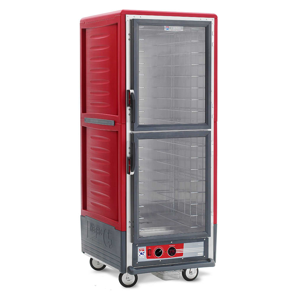 001-C539HDC4 Full Height Insulated Mobile Heated Cabinet w/ (17) Pan Capacity, 120v