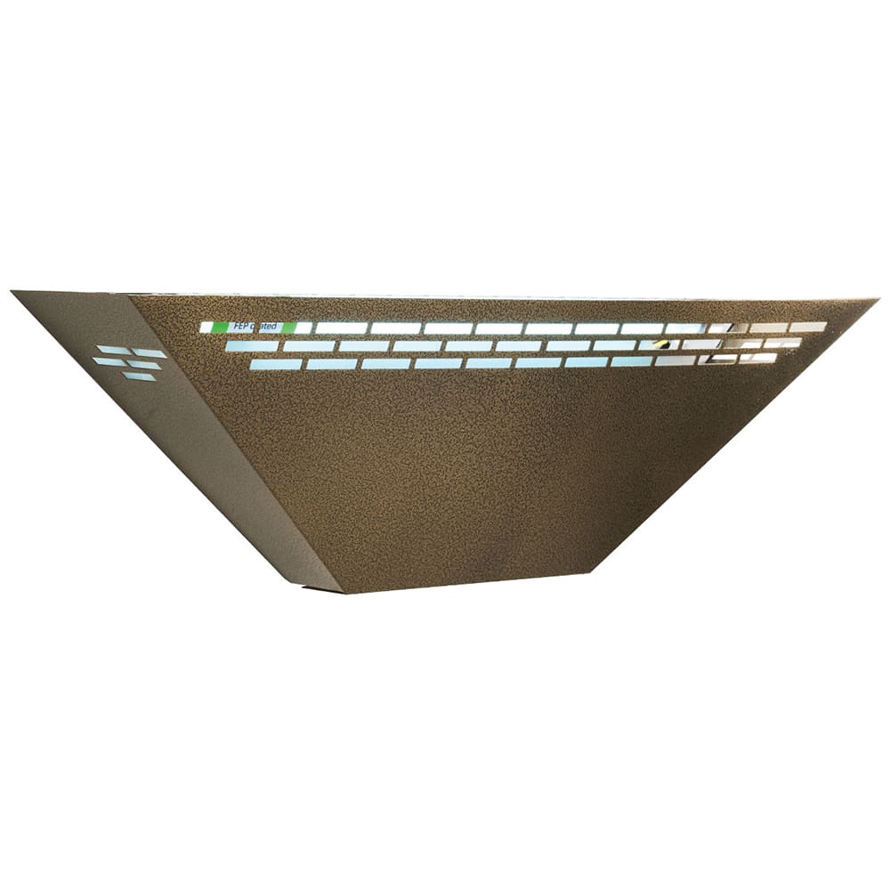 477-WS85GOLD Wall Mount Decorate Insect Light Trap w/ Glueboard - 900 sq ft Range, Gold Vein