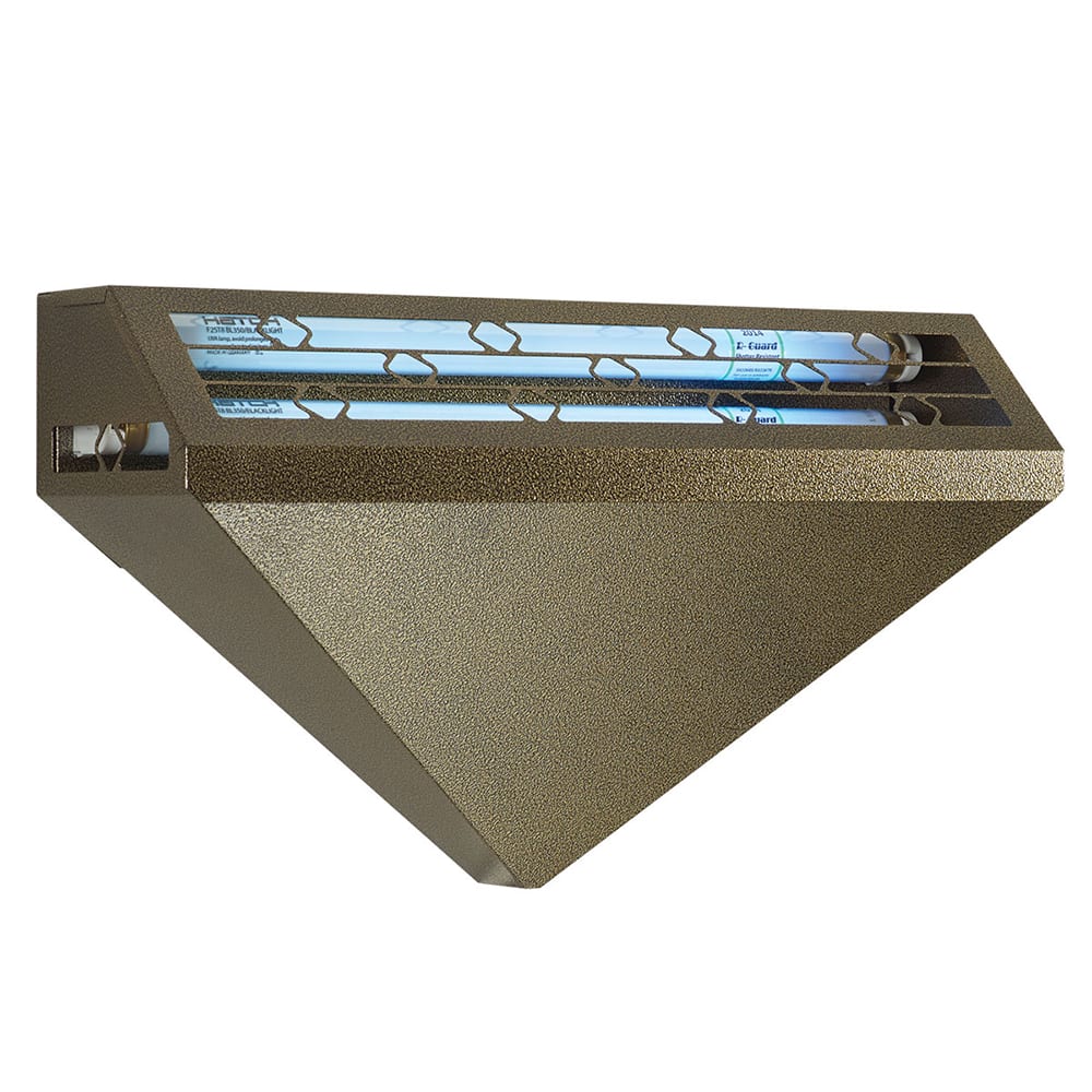 477-WS95GOLD Wall Mount Decorate Insect Light Trap w/ Glueboard - 1800 sq ft Range, Gold Vein