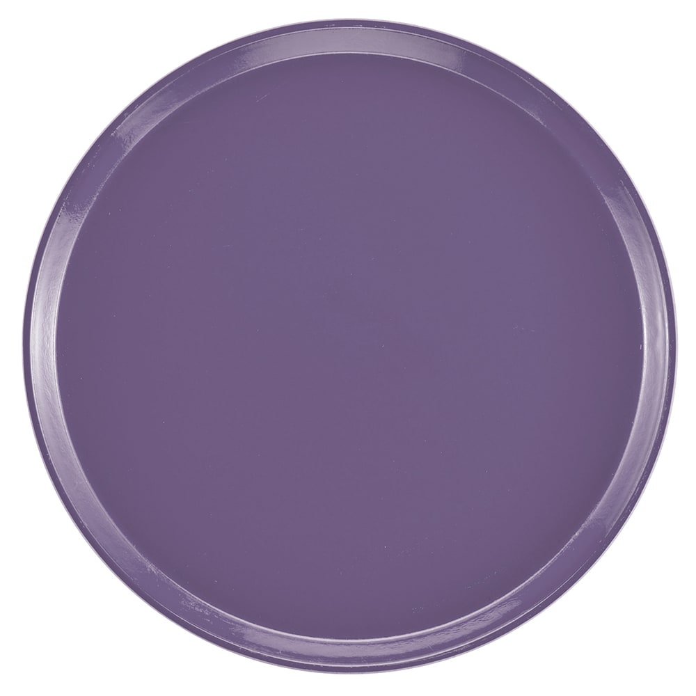 144-1600551 16" Round Serving Camtray - Fiberglass, Grape