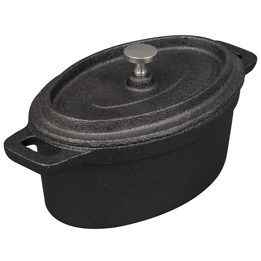 166-CIPOV6040 Oval Baking Dish w/ 17 oz Capacity, Cast Iron