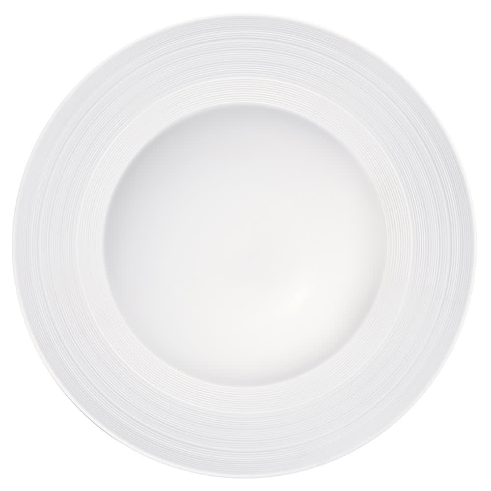 324-L5650000741 3 3/4 oz Round Manhattan Soup Bowl - Porcelain, Warm White