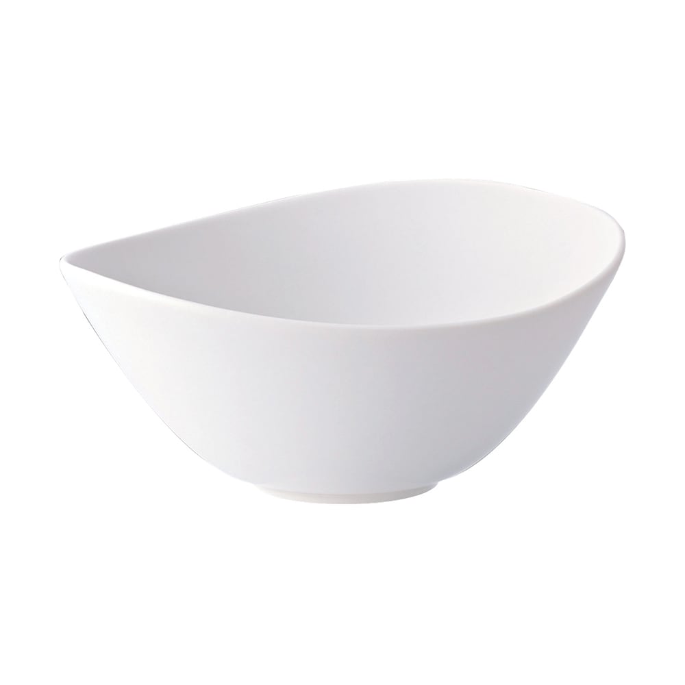 324-L5750000762 14 1/8 oz Free Form Stage Bowl - Porcelain, Warm White