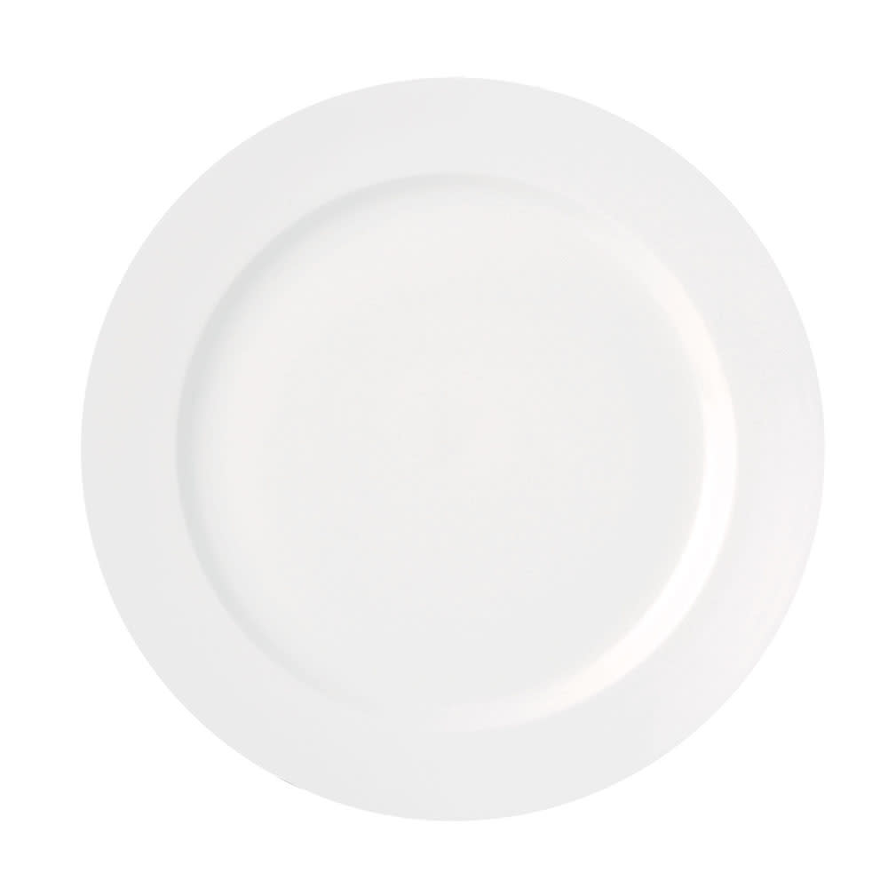 324-L5800000133 8 1/4" Round Verge Plate - Porcelain, Warm White