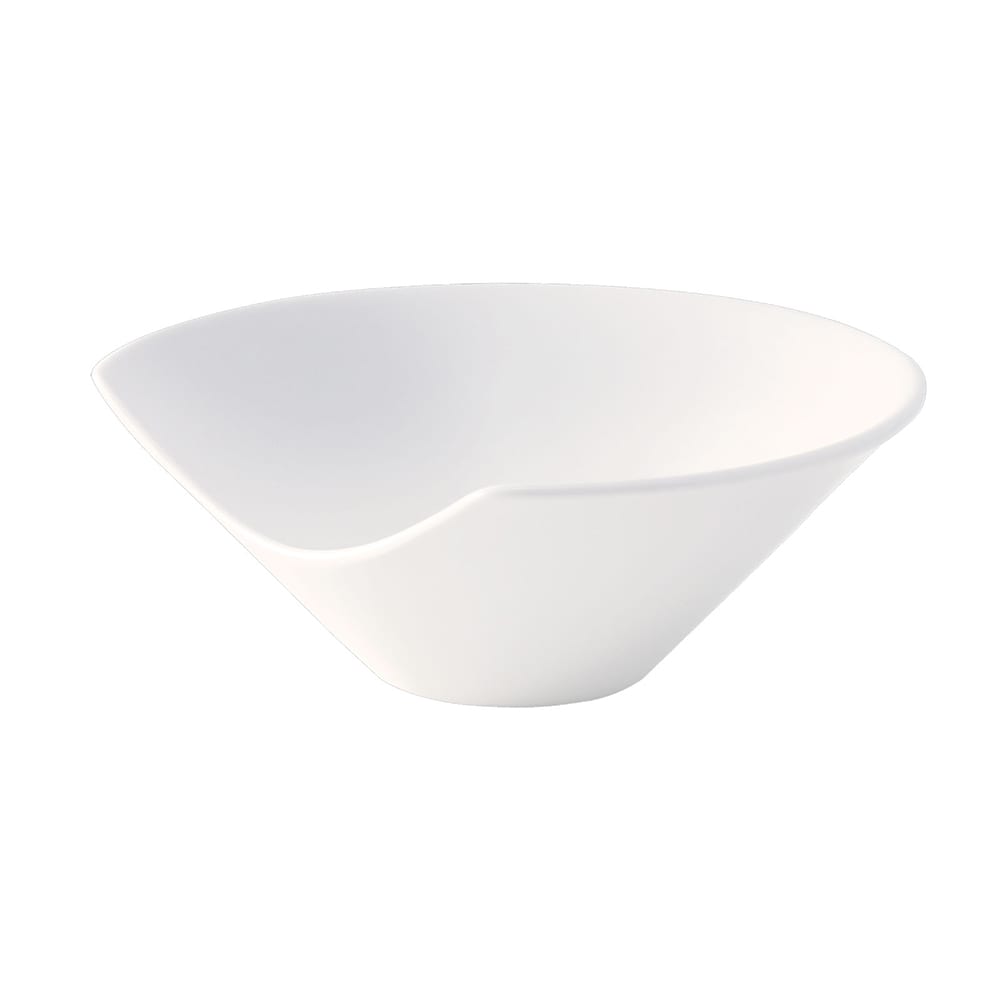 324-L6050000754 3 3/8 oz Round Zen Fusion Bowl - Porcelain, Warm White