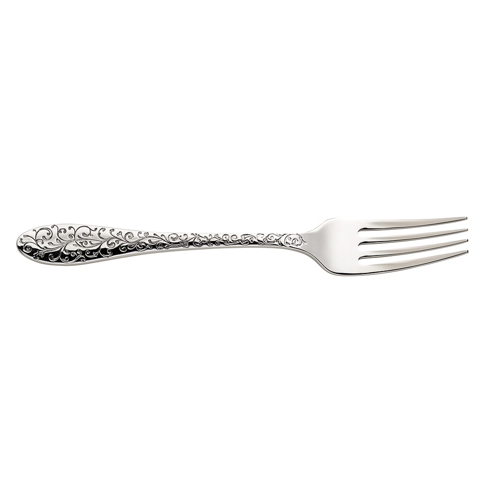324-T638FDNF 8" Dinner Fork with 18/10 Stainless Grade, Ivy Flourish Pattern