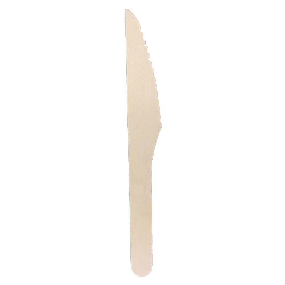 524-VTE2MK 7" Disposable Wooden Knife, Medium Weight