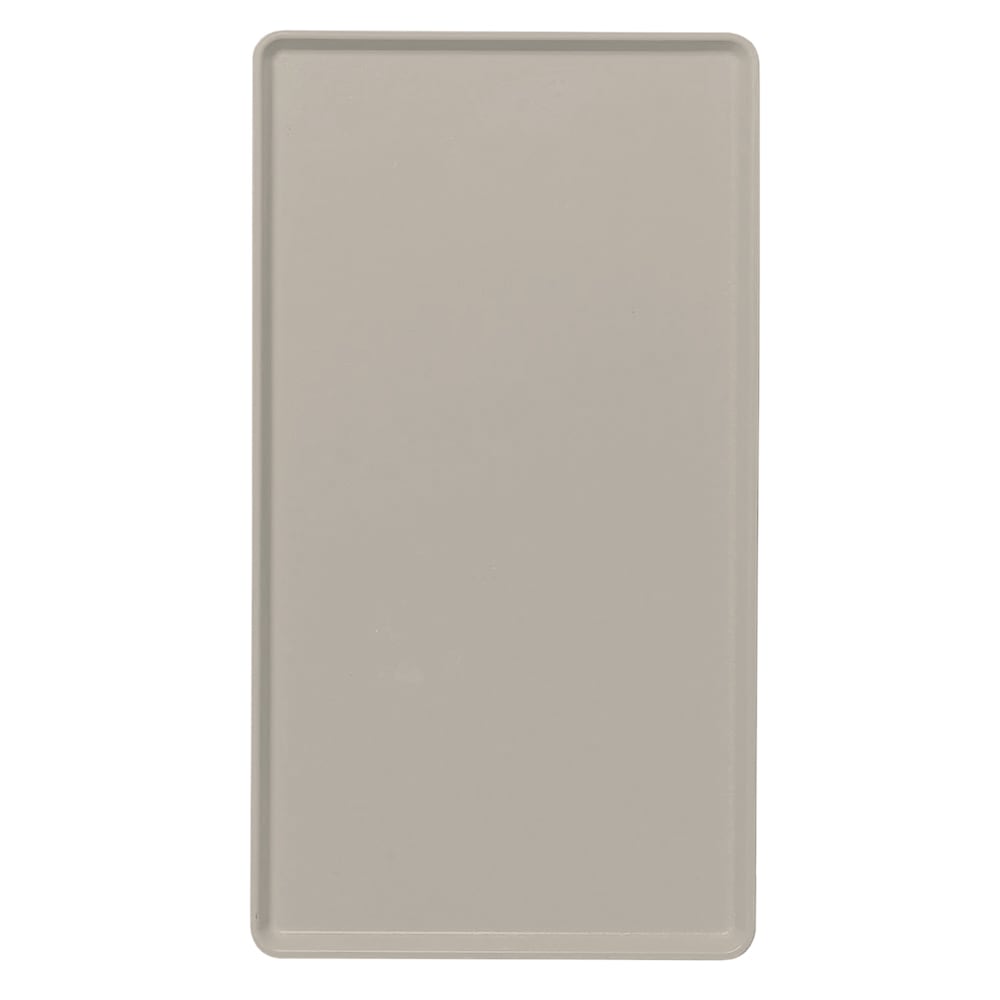 144-1216D199 Rectangular Dietary Tray - For Patient Feeding, 12" x 16", Taupe
