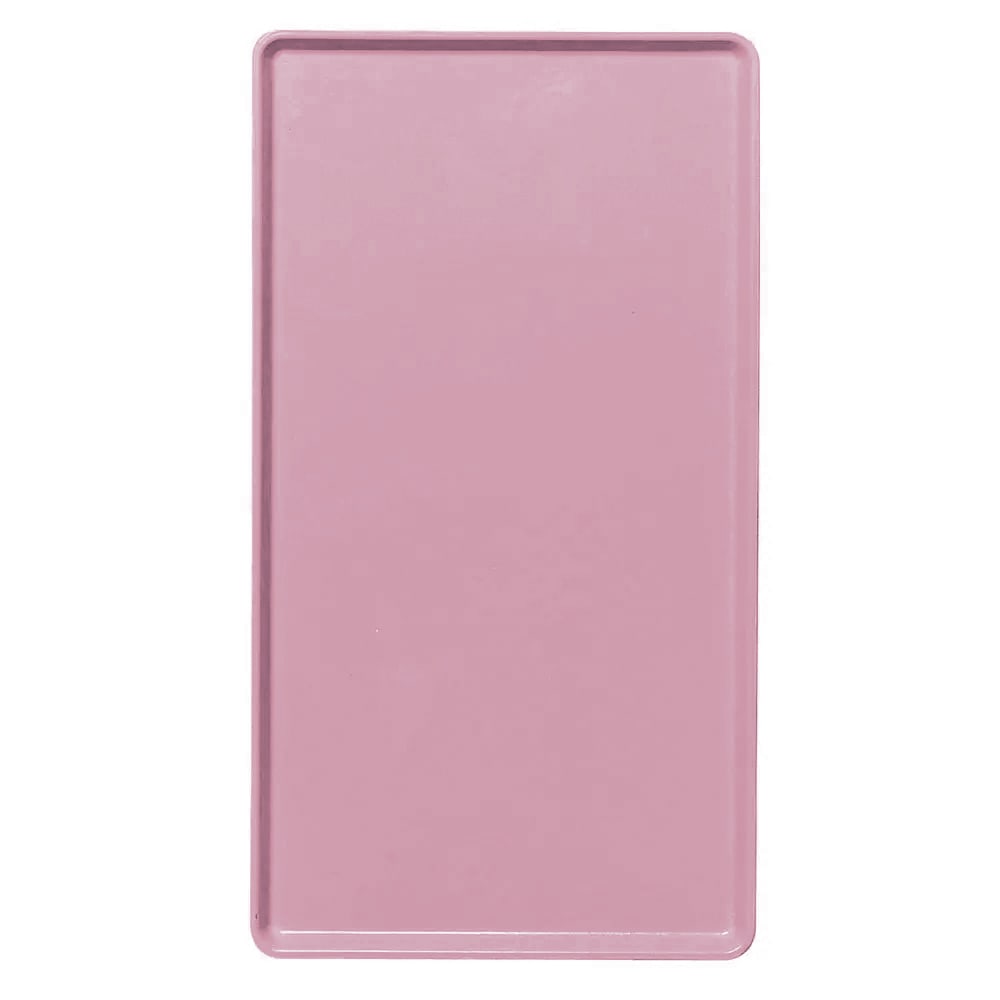 144-1216D409 Rectangular Dietary Tray - For Patient Feeding, 12" x 16", Blush