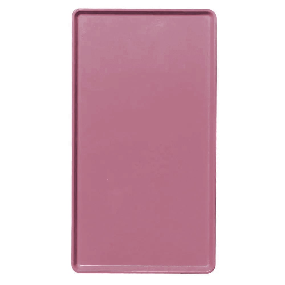 144-1216D410 Rectangular Dietary Tray - For Patient Feeding, 12" x 16", Raspberry Cream