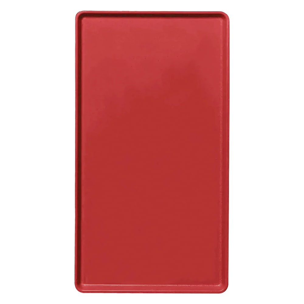 144-1216D510 Rectangular Dietary Tray - For Patient Feeding, 12" x 16", Signal Red