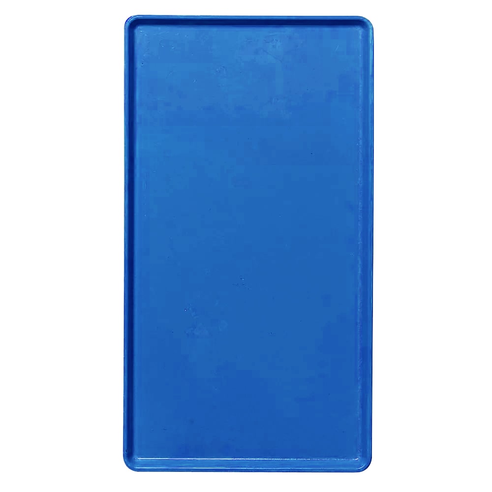 144-1219D123 Rectangular Dietary Tray - For Patient Feeding, 12" x 19", Amazon Blue