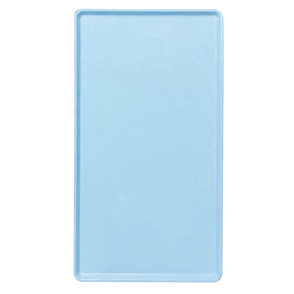 144-1219D177 Rectangular Dietary Tray - For Patient Feeding, 12" x 19", Sky Blue
