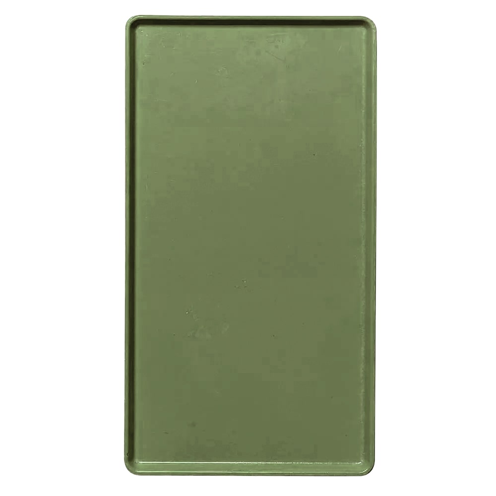 144-1219D428 Rectangular Dietary Tray - For Patient Feeding, 12" x 19", Olive Green