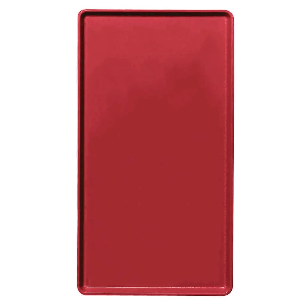 144-1219D521 Rectangular Dietary Tray - For Patient Feeding, 12" x 19", Cambro Red