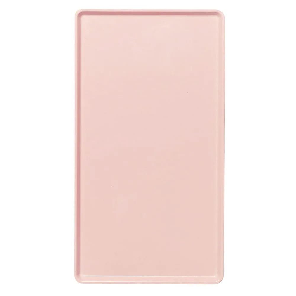 144-1222D106 Rectangular Dietary Tray - For Patient Feeding, 12" x 22", Light Peach