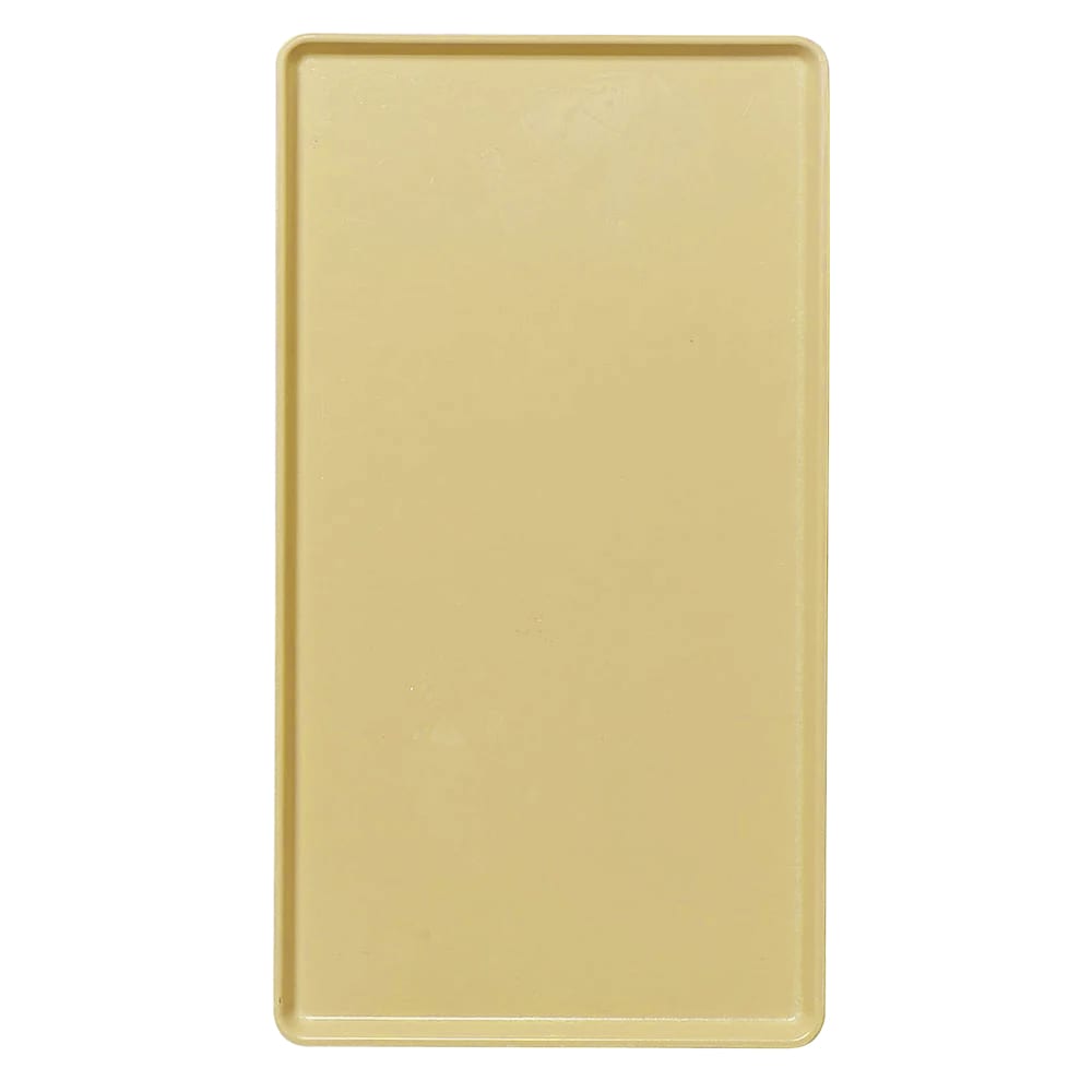 144-1222D514 Rectangular Dietary Tray - For Patient Feeding, 12" x 22", Earthen Gold