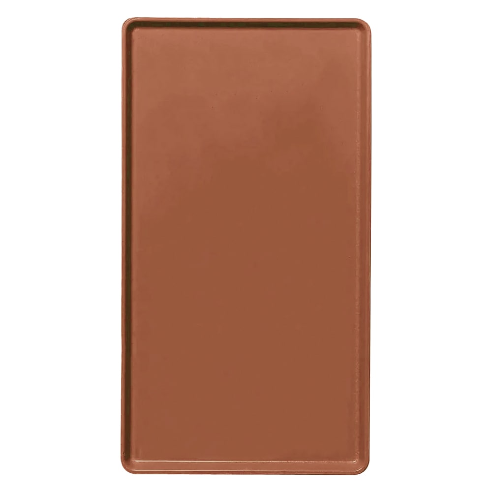 144-1222D501 Rectangular Dietary Tray - For Patient Feeding, 12" x 22", Real Rust