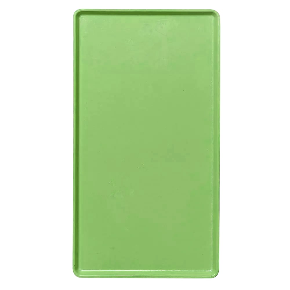 144-1418D113 Rectangular Dietary Tray - For Patient Feeding, 14" x 18", Limeade