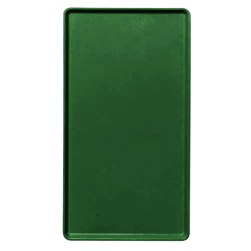 144-1418D119 Rectangular Dietary Tray - For Patient Feeding, 14" x 18", Sherwood Green