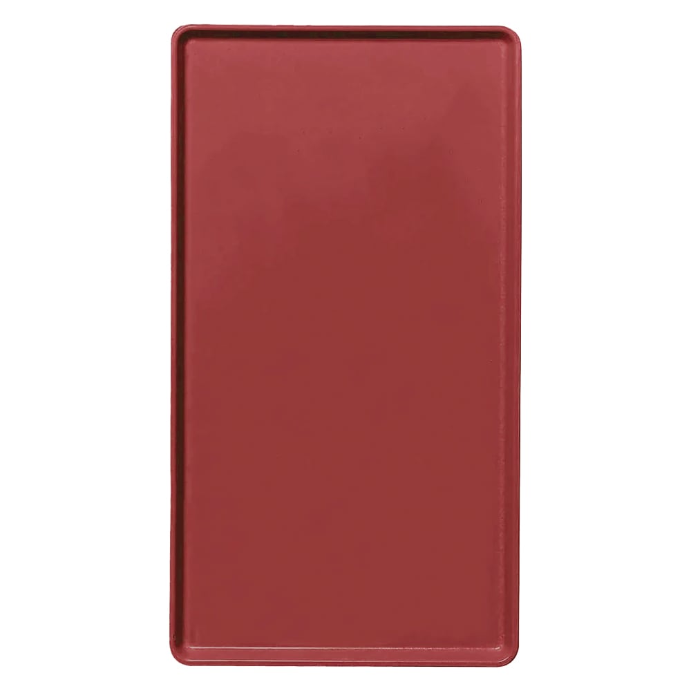 144-1418D505 Rectangular Dietary Tray - For Patient Feeding, 14" x 18", Cherry Red