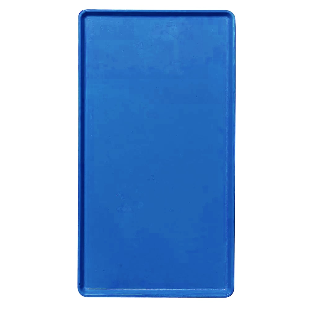 144-1520D123 Rectangular Dietary Tray - For Patient Feeding, 15" x 20 3/16", Amazon Blu...
