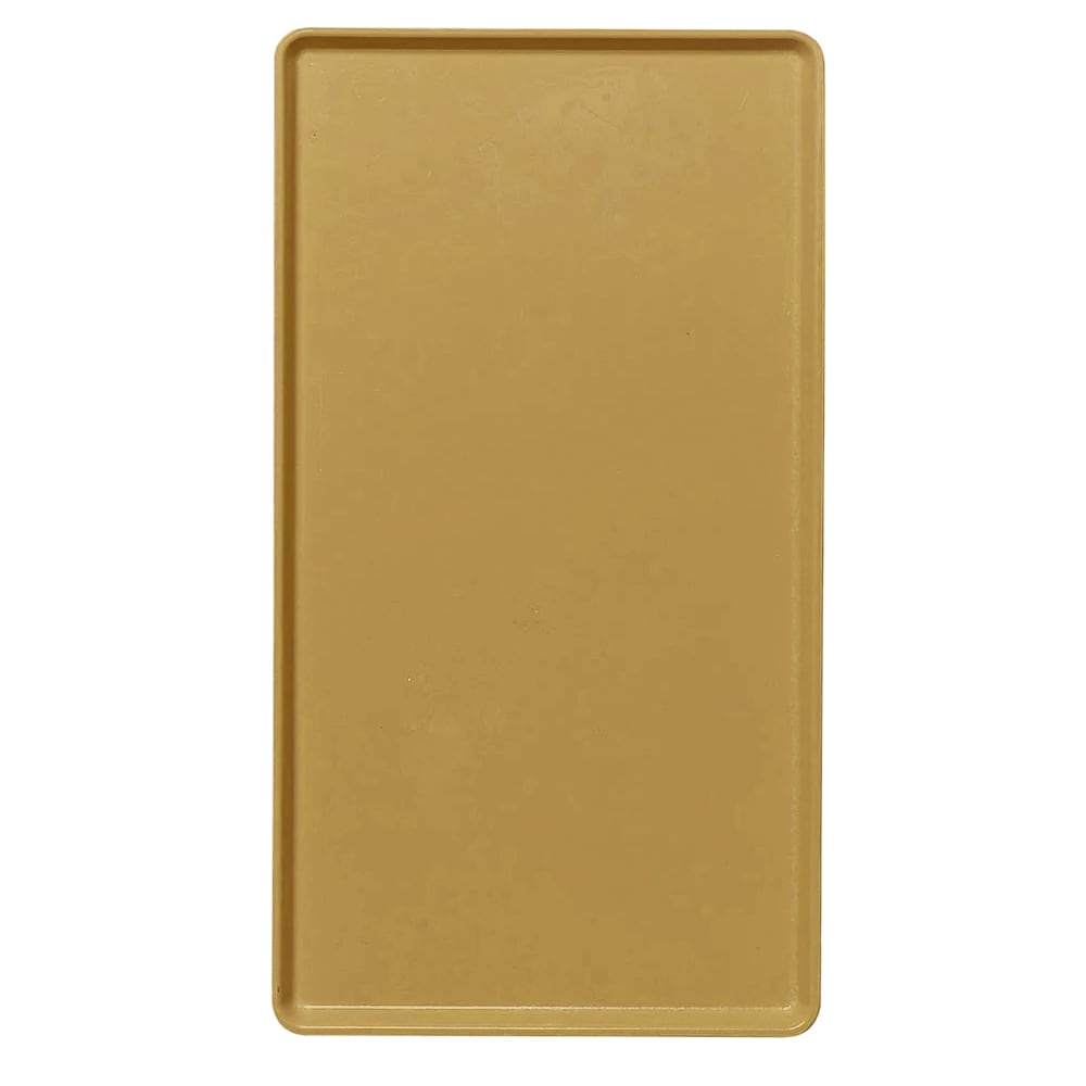 144-1520D508 Rectangular Dietary Tray - For Patient Feeding, 15" x 20 3/16", Suede Brow...