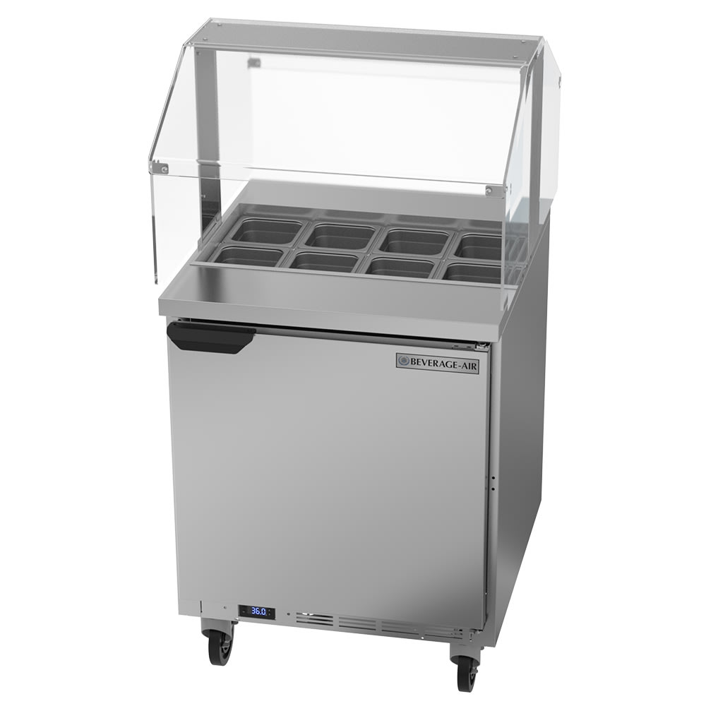 118-SPE27HCSNZ 27" Hydrocarbon Series Sandwich/Salad Prep Table w/ Refrigerated Base, 115v