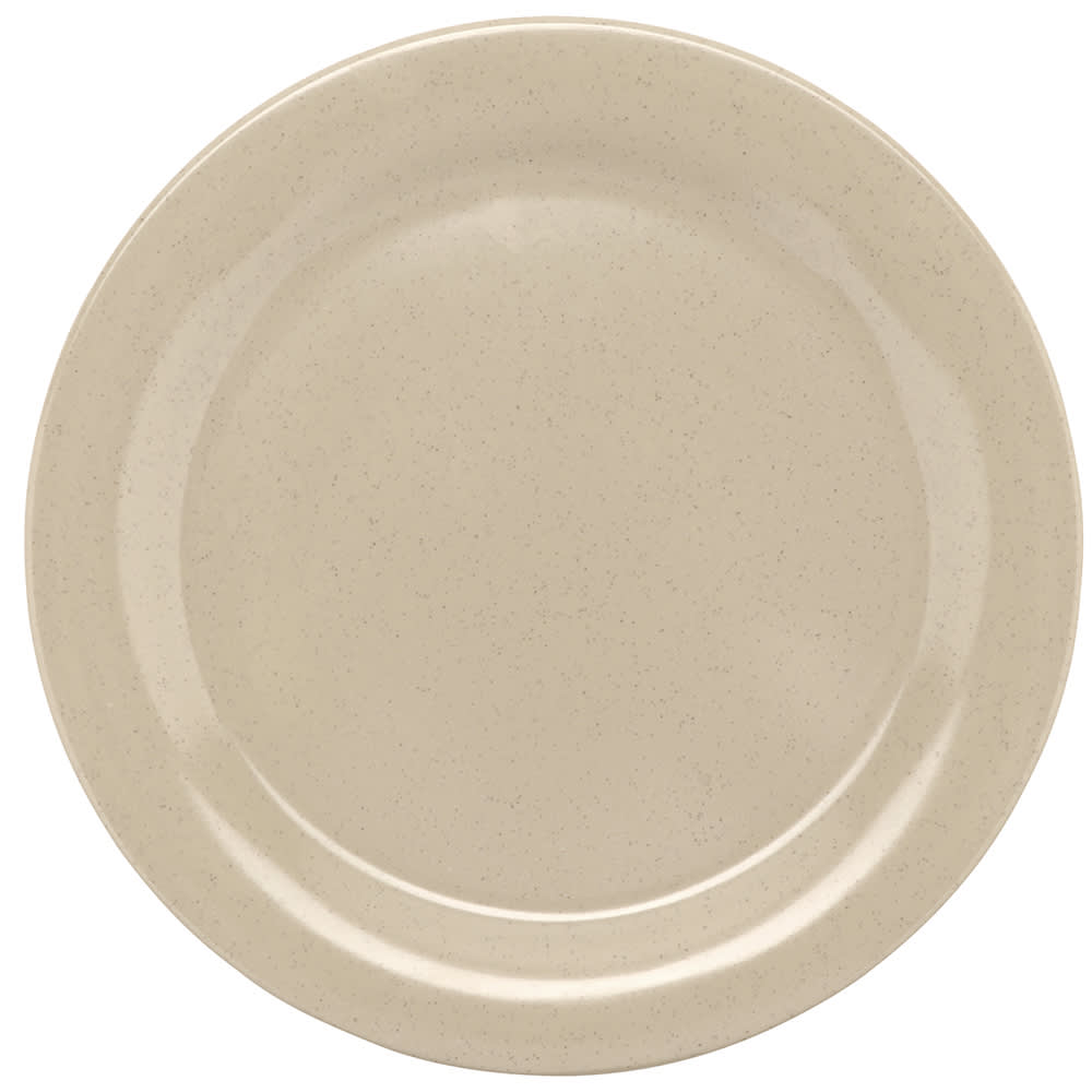 284-BF090S 9" Round Melamine Dinner Plate, Sandstone