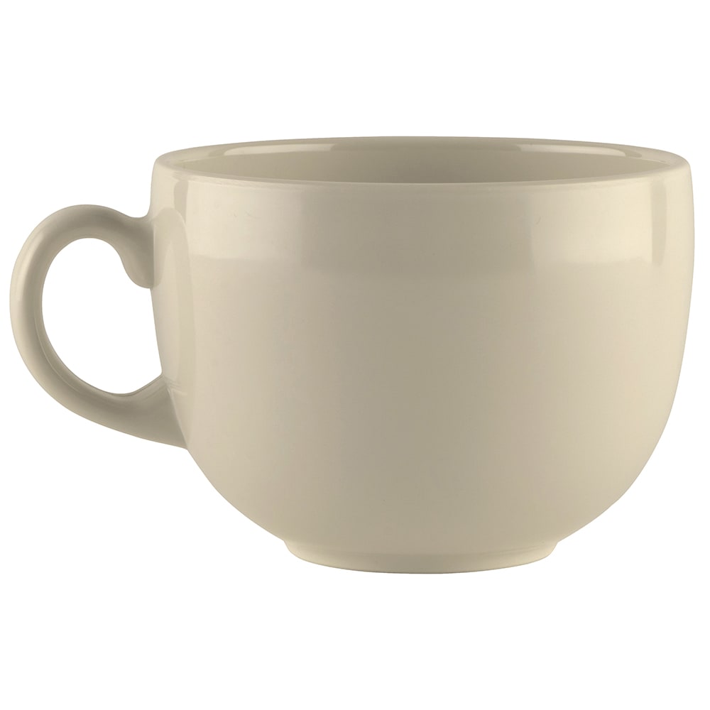 284-C1002IV 24 oz Melamine Coffee Mug, Ivory