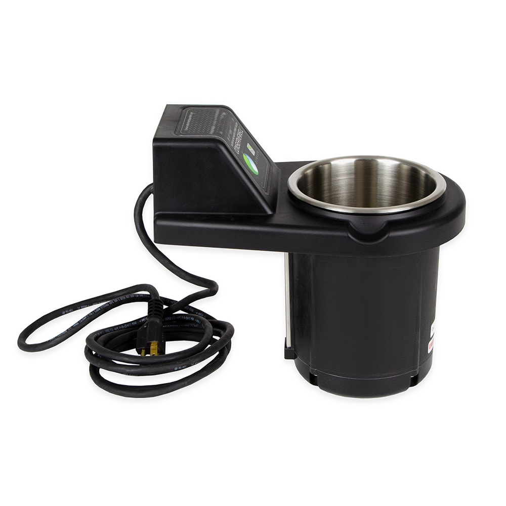 Server Products 3-Space Heated Cone Dip Warmer Dipper Well for Ice Cream  Cone with Hinged Lid, Stainless Steel (Holds 3), Model 92040