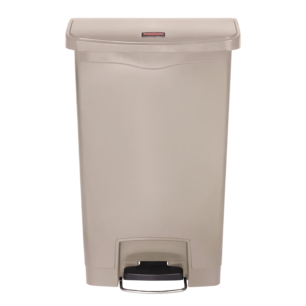 Rubbermaid Commercial Products 13-Gallons Red Plastic Touchless