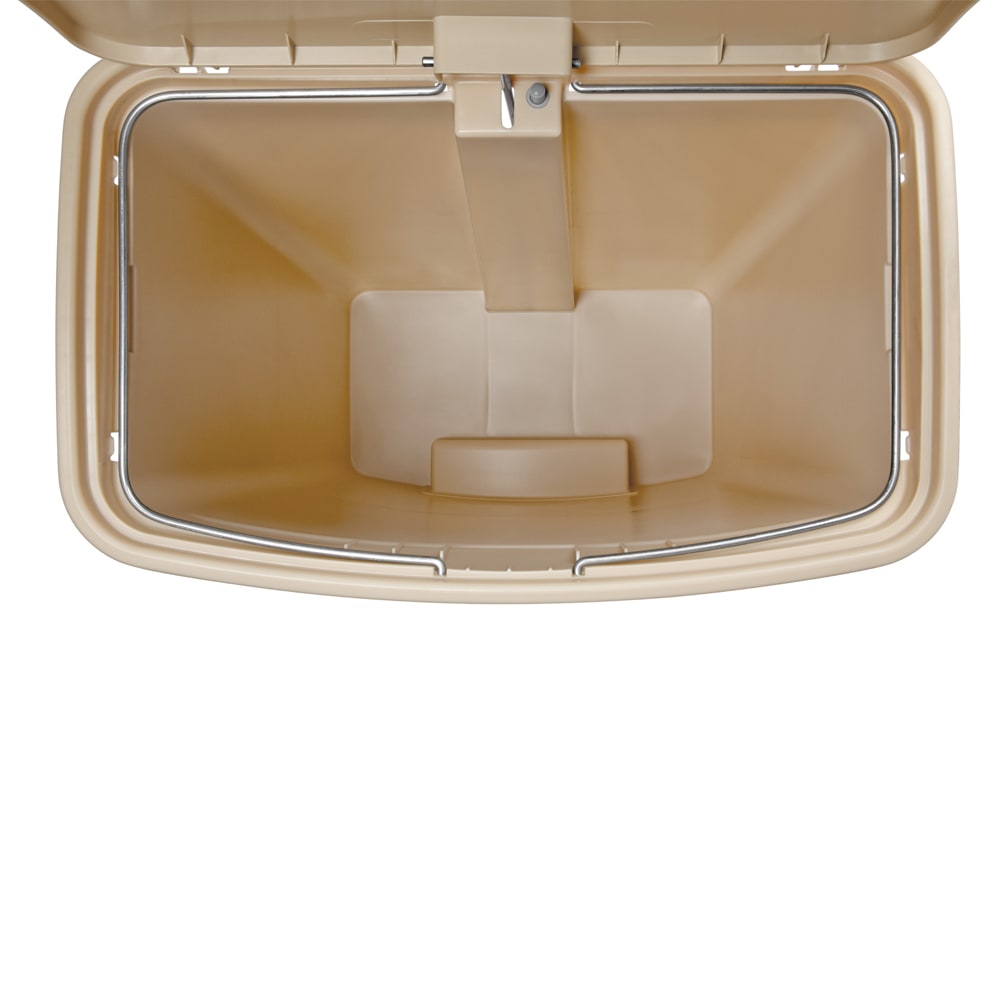 Rubbermaid Commercial Trash Can,Rectangular,24 gal.,Beige 1883553, 1 -  Ralphs