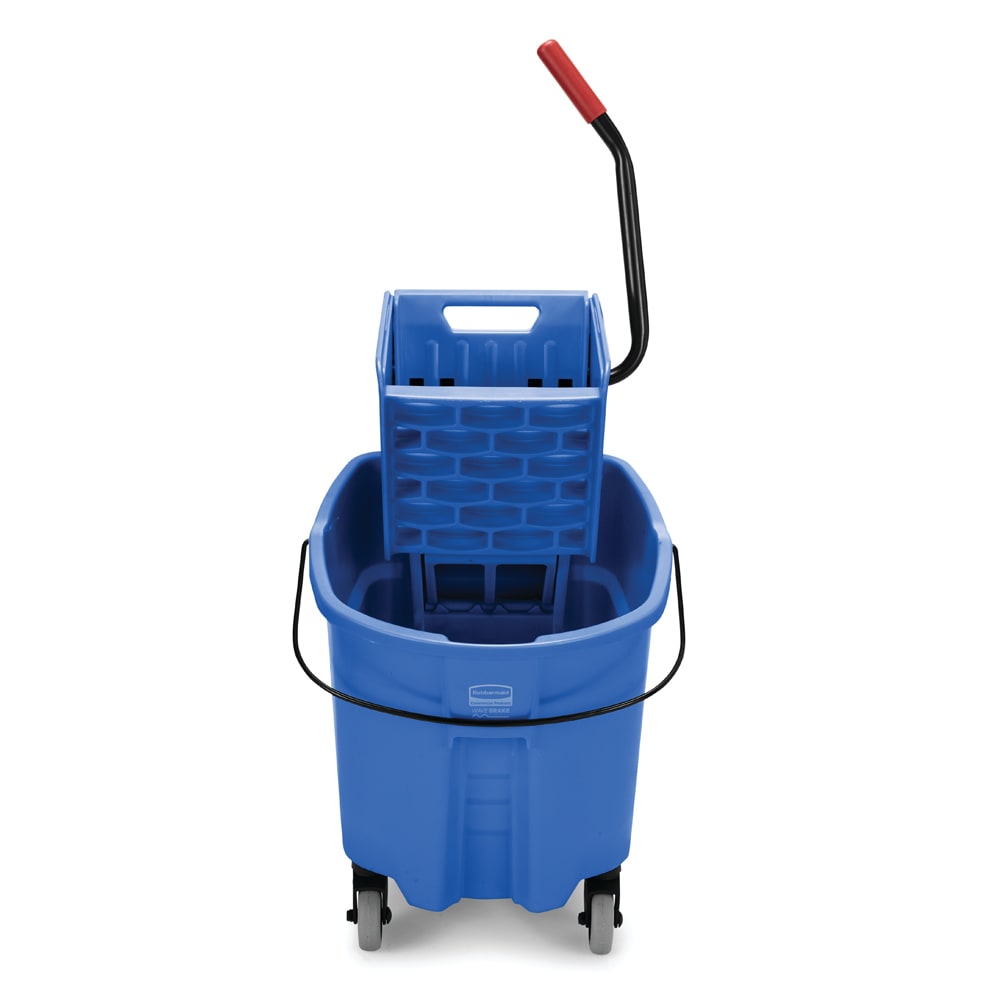 Rubbermaid FG758888BLUE WaveBrake® 35 Qt. Blue Mop Bucket with