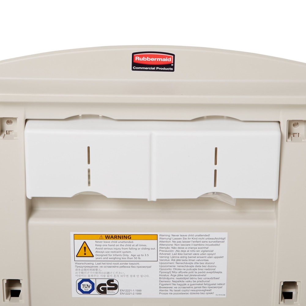 Rubbermaid wall mounted changing table top