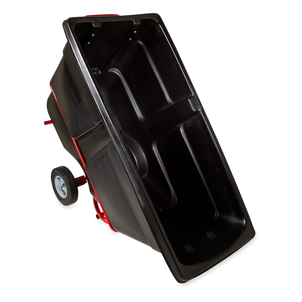 Rubbermaid Trash Cart Standard-Duty Tilt Truck 1 Cubic Yard 72 1/4 L x 33  1/2 W x 43 3/4 D Black