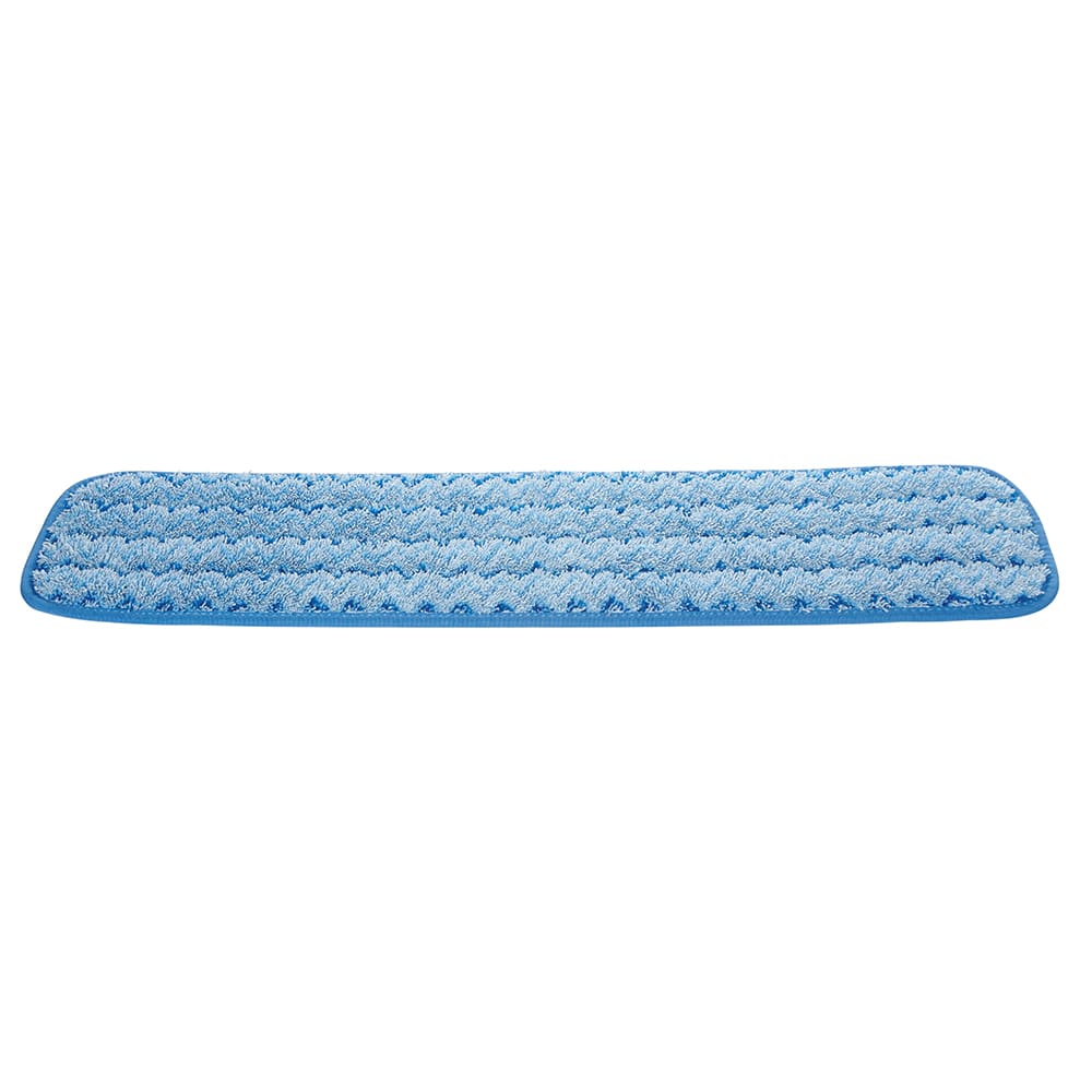 Rubbermaid FGQ80000WH00 18 Blue and White Microfiber Hook & Loop Finishing  Pad