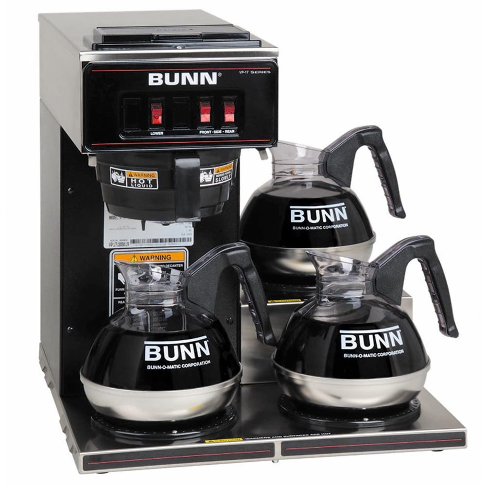 021-133000013 Medium Volume Decanter Coffee Maker - Pourover, 3 4/5 gal/hr, 120v