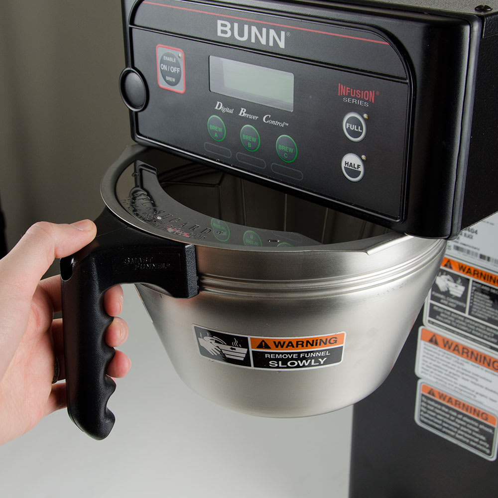 Bunn ICB-DV 3 gal Infusion Series® Coffee Brewer, English/Spanish Display,  Stainless, Dual Voltage (36600.0000)