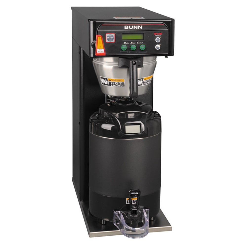021-366000004 3 Gal Infusion Series® Coffee Brewer, English/Spanish Display, Black, Dual Voltage