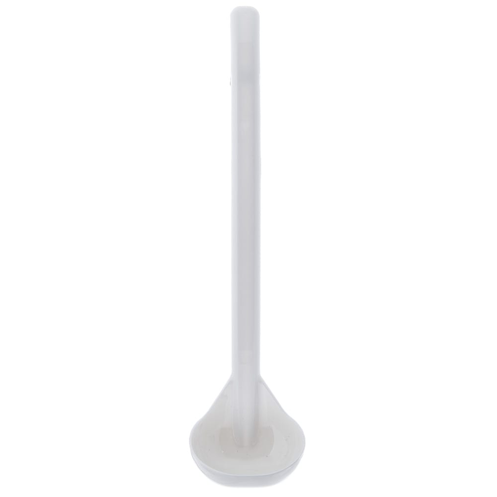 028-029502 1 oz Plastic Salad Dressing Ladle, White