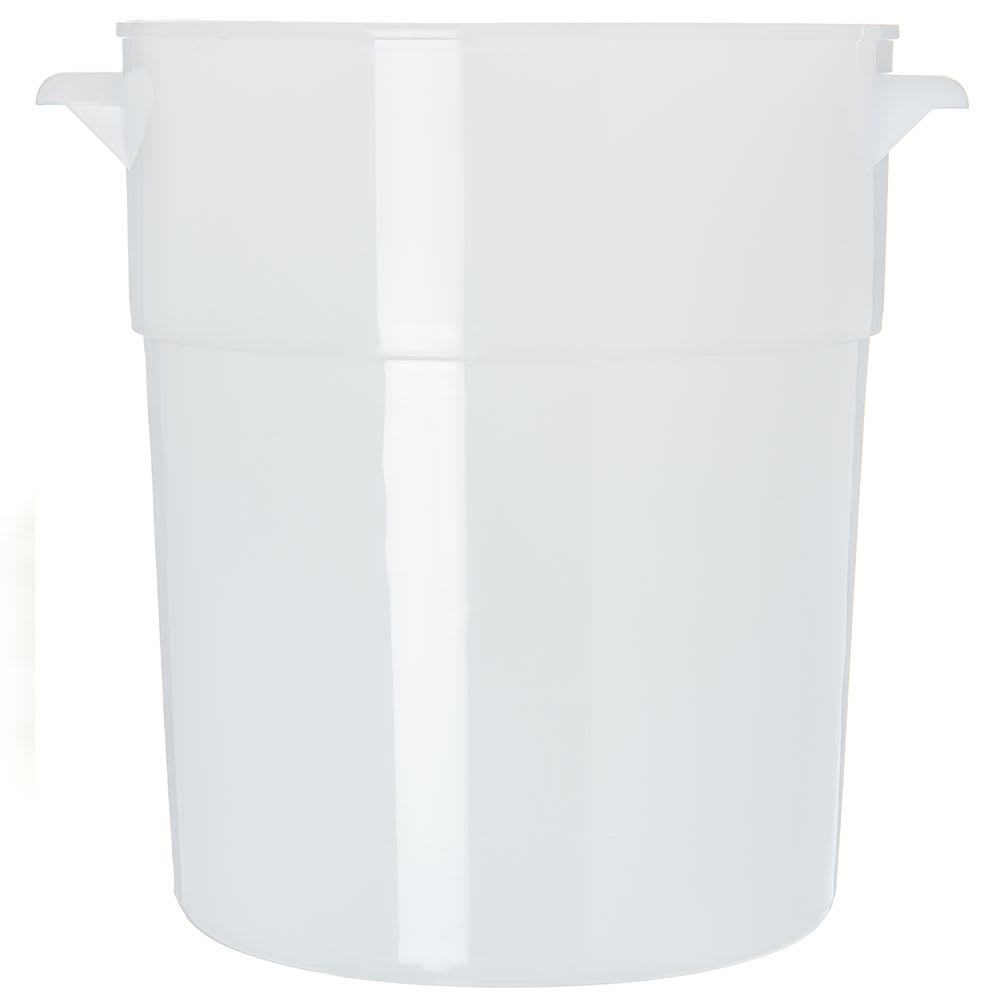 028-035002 3 1/2 qt Bain Marie w/ Handles - Polyethylene, White