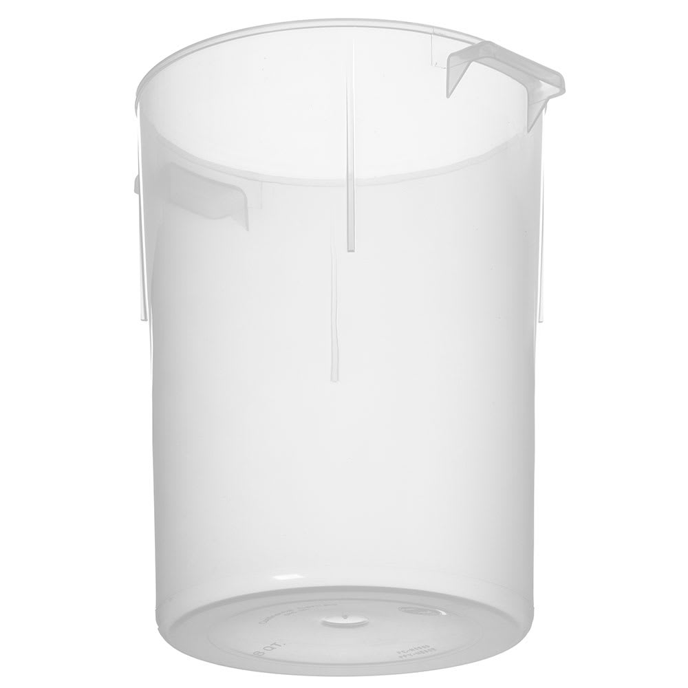 028-080530 8 qt Bain Marie w/ Handles - Polypropylene, Translucent