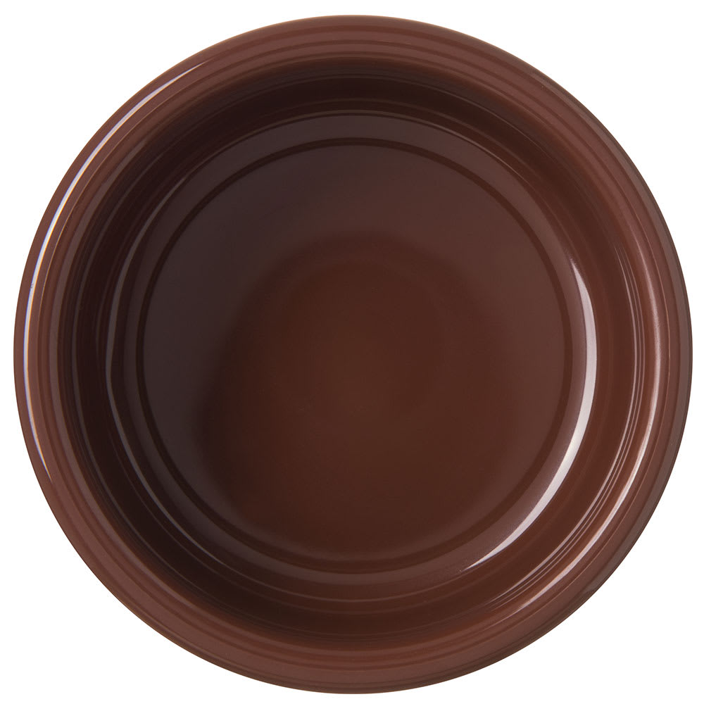 028-0845BR 4 1/2 oz Fluted Ramekin - Brown